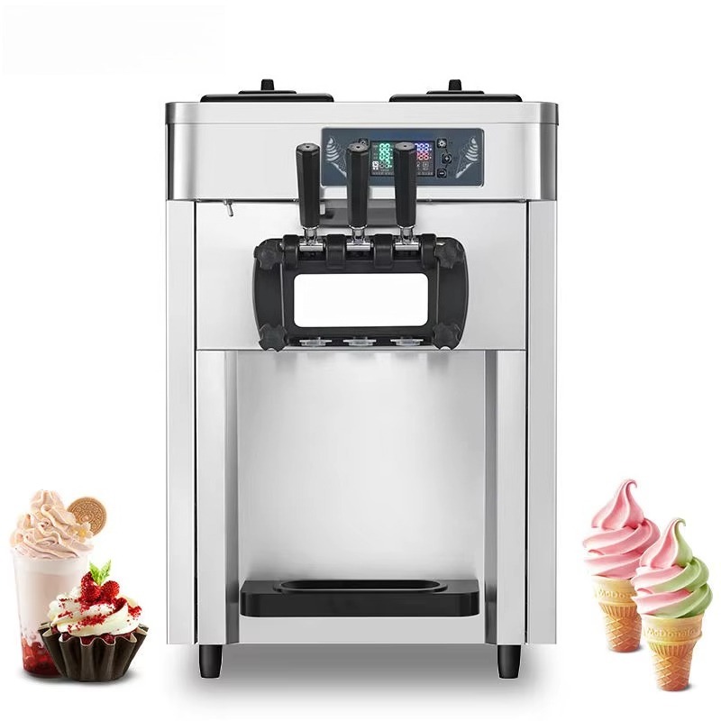 Soft Serve Ice Cream Machine - Profesjonalna komercyjna automatyczna maszyna do lodów,