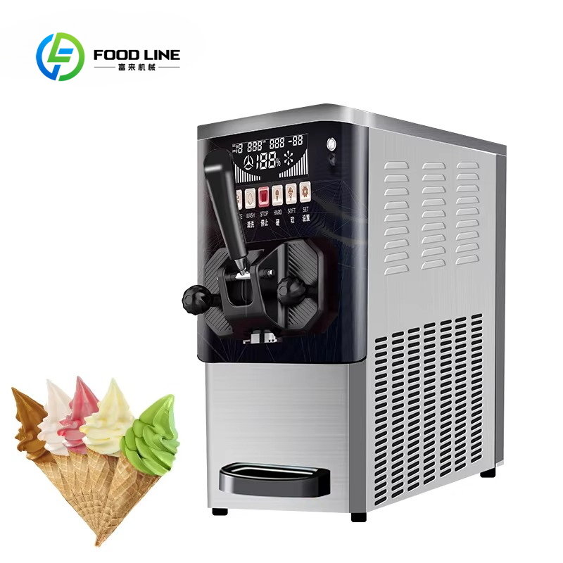 Soft Serve Ice Cream Machine - Profesjonalna, wytrzymała, nablatowa maszyna do lodów