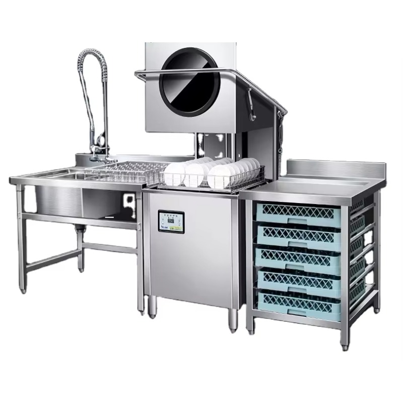 Commercial Kitchen - Profesjonalna, wolnostojąca, automatyczna, elektryczna zmywarka do