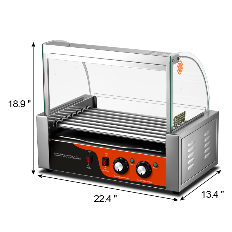 Commercial Kitchen - Elektryczny grill do hot dogów i