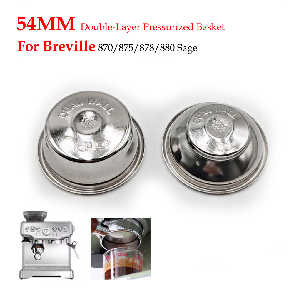 Breville Espresso Bes870 - Dwuwarstwowy kosz filtra ciśnieniowego 54 mm