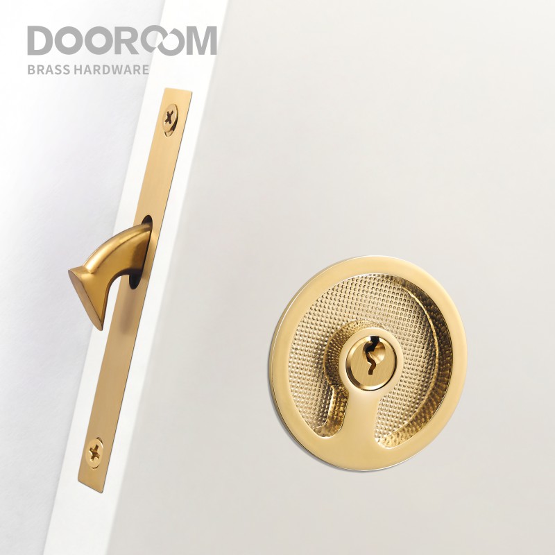 Commercial Kitchen Swing Door - Dooroom mosiężny uchwyt drzwi przesuwnych zestaw