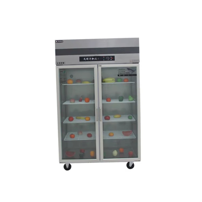 Commercial Kitchen - Niestandardowa chłodziarka komercyjna z szklanymi drzwiami,