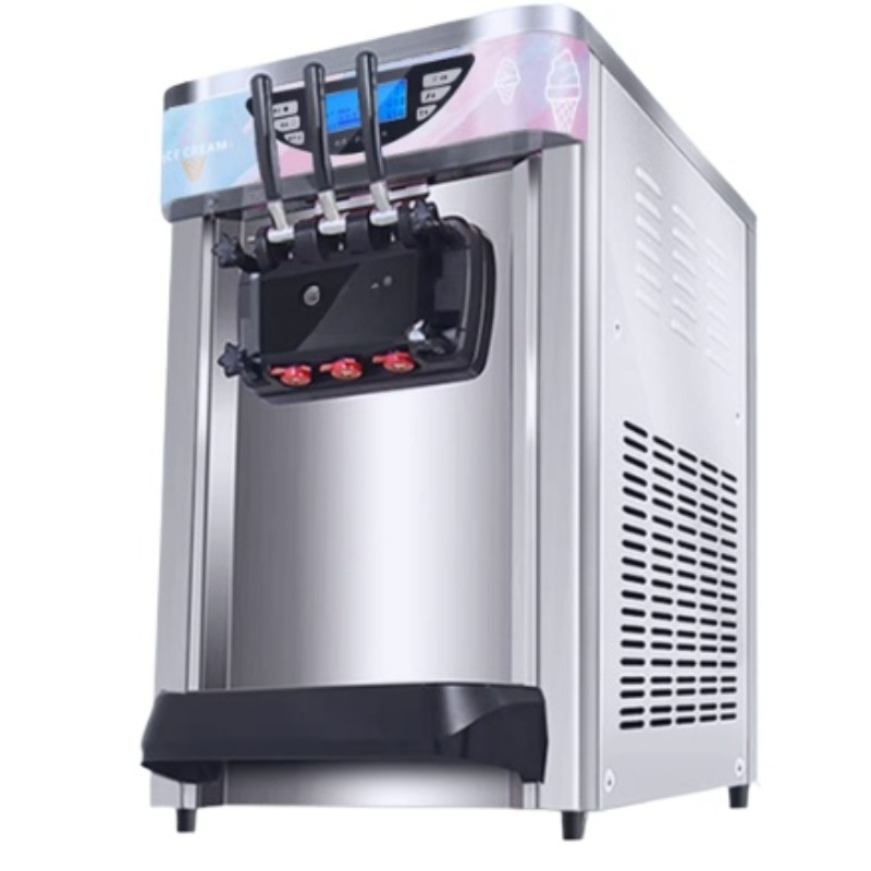 Soft Serve Ice Cream Machine - Profesjonalna maszyna do lodów włoskich, automatyczny