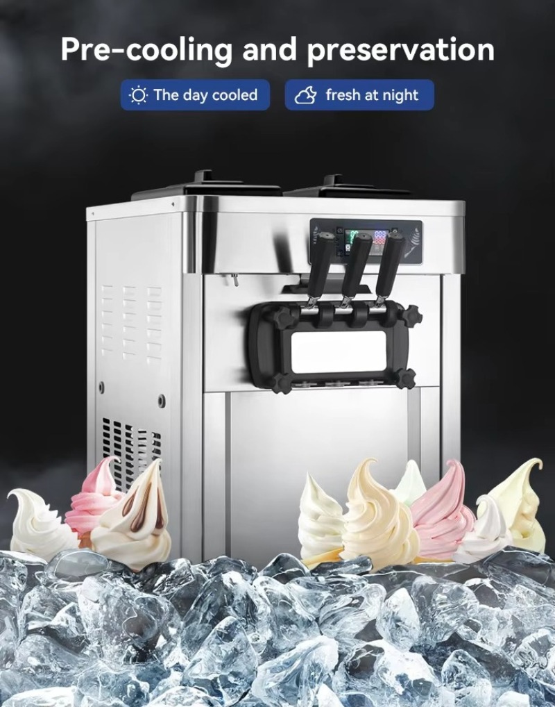 Profesjonalna komercyjna autom – Soft Serve Ice Cream Machine recenzja i cena