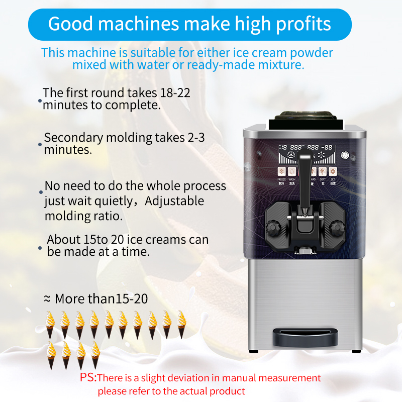Profesjonalna, wytrzymała, nab – Soft Serve Ice Cream Machine recenzja i cena