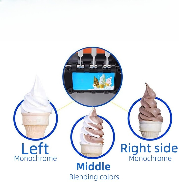W pełni automatyczna maszyna d – Soft Serve Ice Cream Machine recenzja i cena