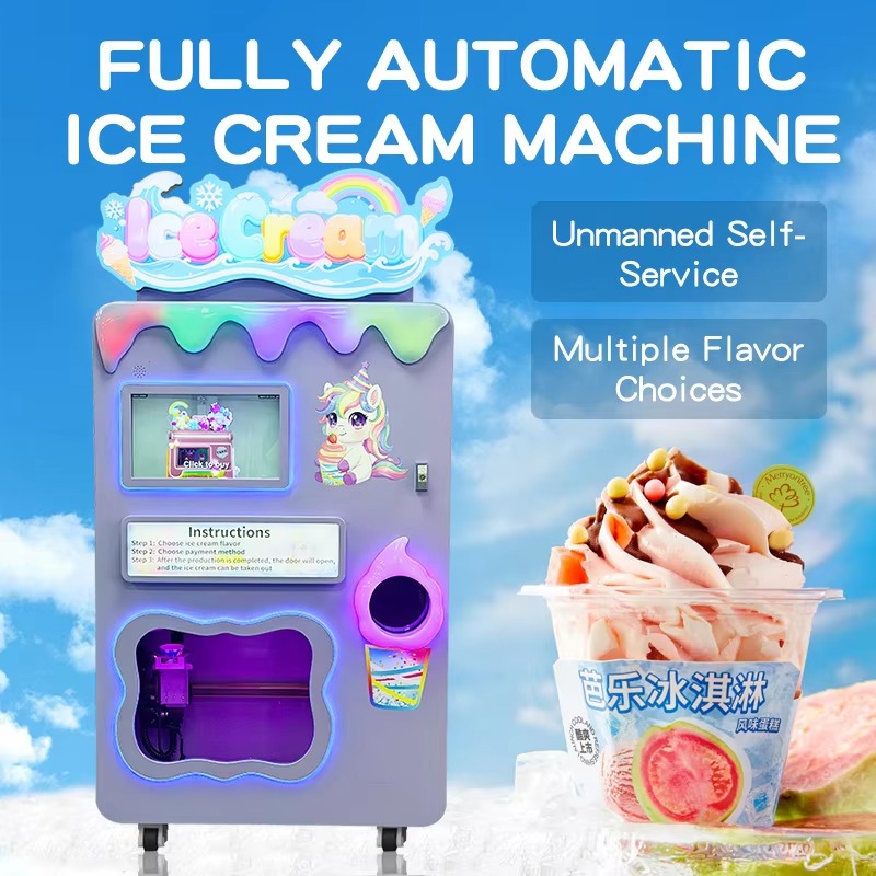 Nowy automat do sprzedaży lodó – Soft Serve Ice Cream Machine recenzja i cena