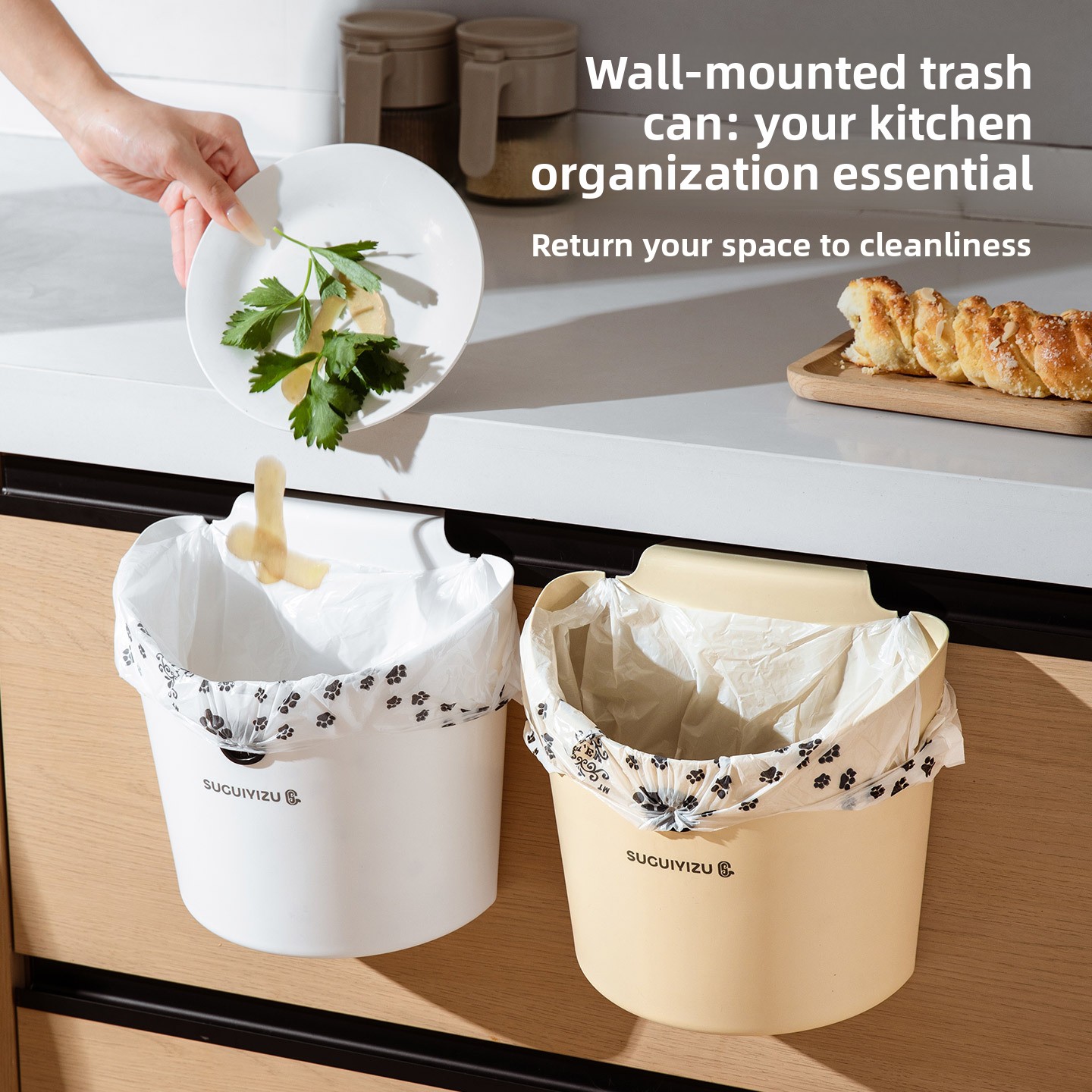 Kosz na śmieci kuchenne wisząc – Commercial Kitchen Trash Can recenzja i cena