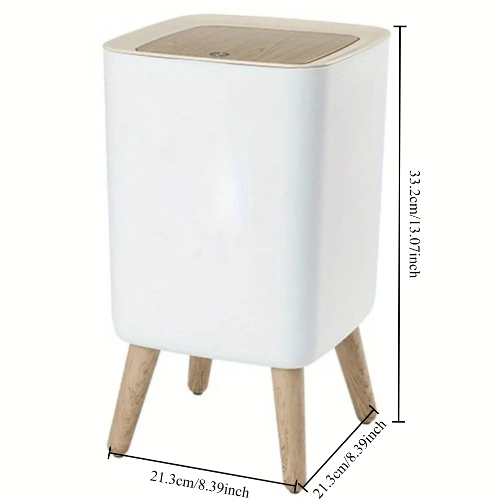 10L Biały Drewniany Kosz na Śm – Commercial Kitchen Trash Can recenzja i cena
