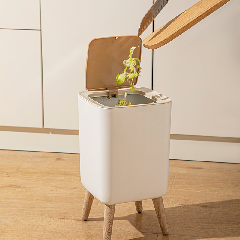 10L Biały Drewniany Kosz na Śm – Commercial Kitchen Trash Can recenzja i cena