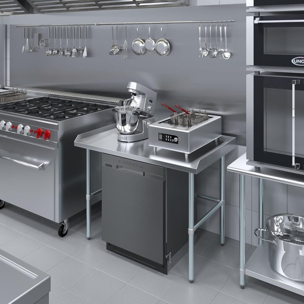 Stół roboczy komercyjny z otwa – Commercial Kitchen Backsplash recenzja i cena