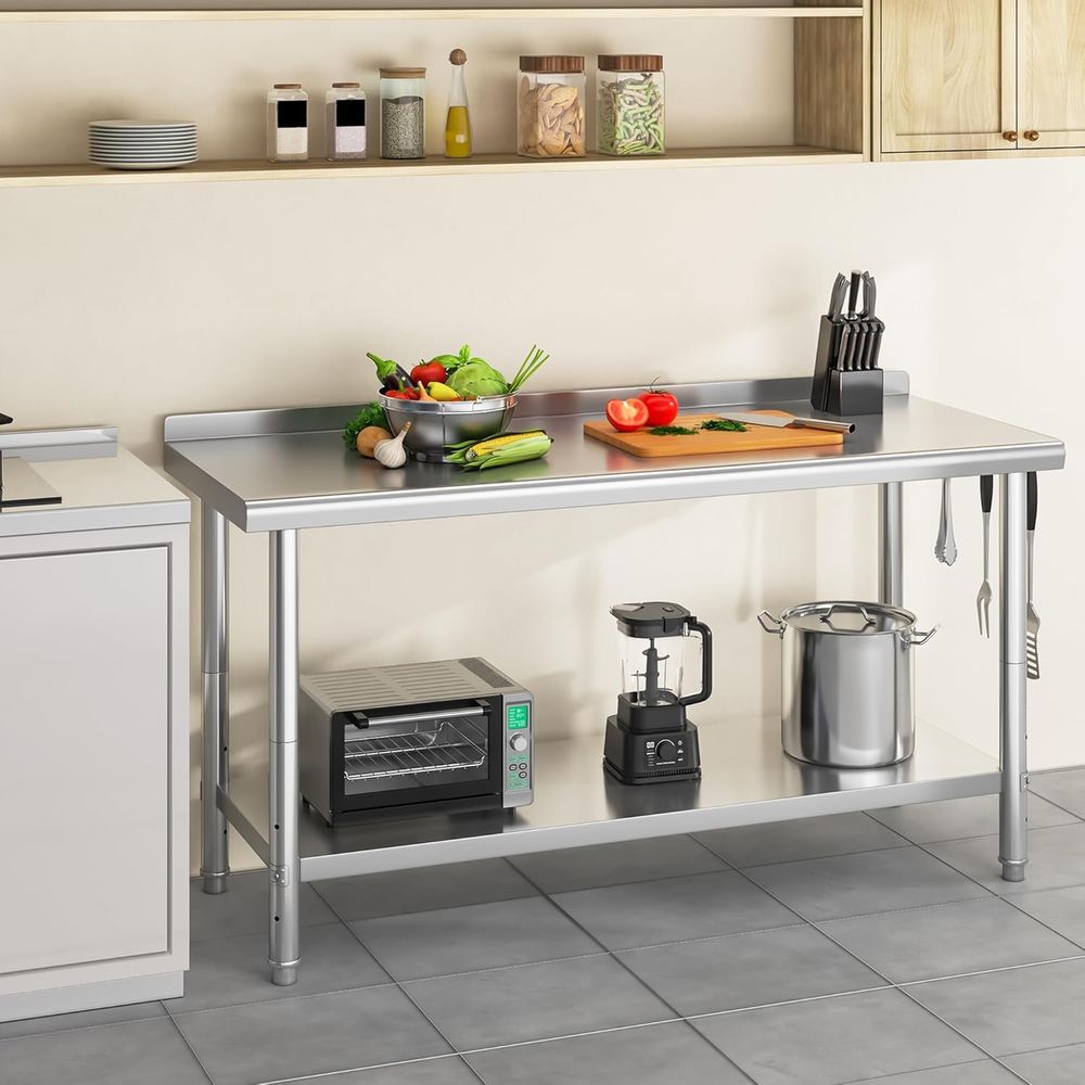 Stół ze stali nierdzewnej o wy – Commercial Kitchen Backsplash recenzja i cena