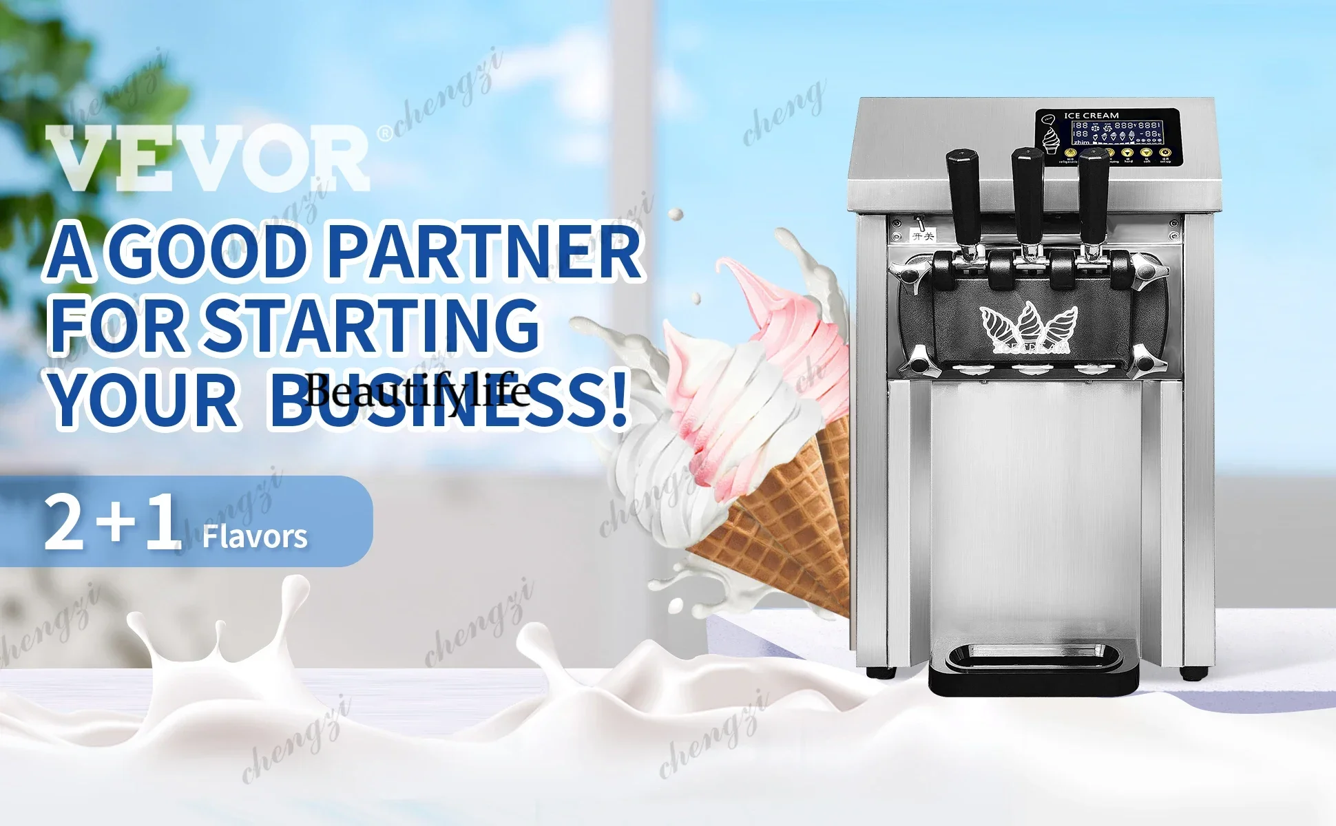 A55 Profesjonalna maszyna do l – Soft Serve Ice Cream Machine recenzja i cena